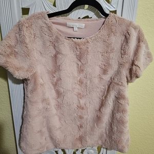 Adyson Parker  (Nordstrom) medium pink sweater short sleeve